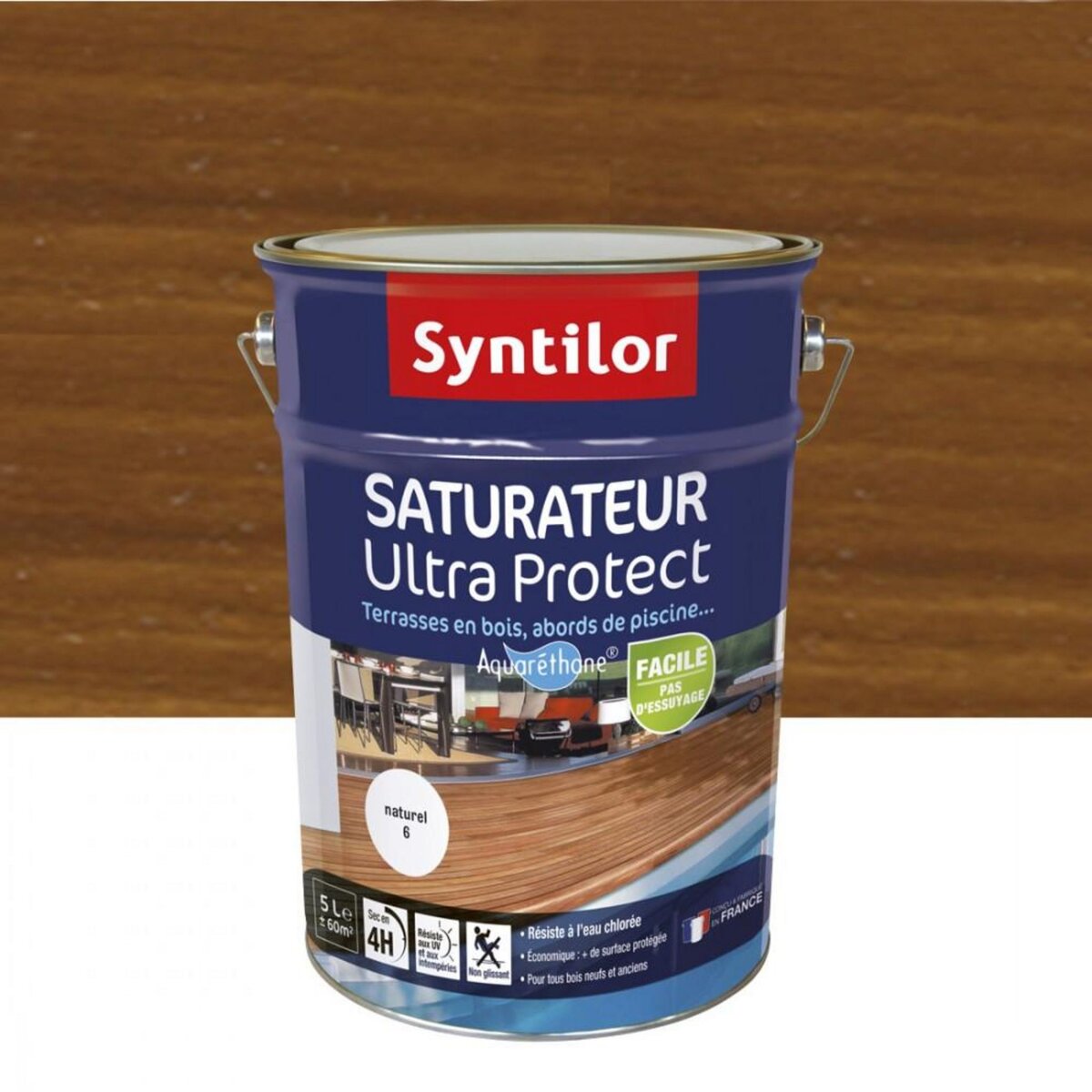 CENTRALE BRICO Saturateur Ultra protect SYNTILOR, teck, mat 5 l