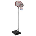 VIDAXL Support de basket-ball Noir 282-352 cm Polyethylene