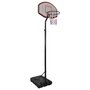 Voir la diapositive 1 : VIDAXL Support de basket-ball Noir 282-352 cm Polyethylene
