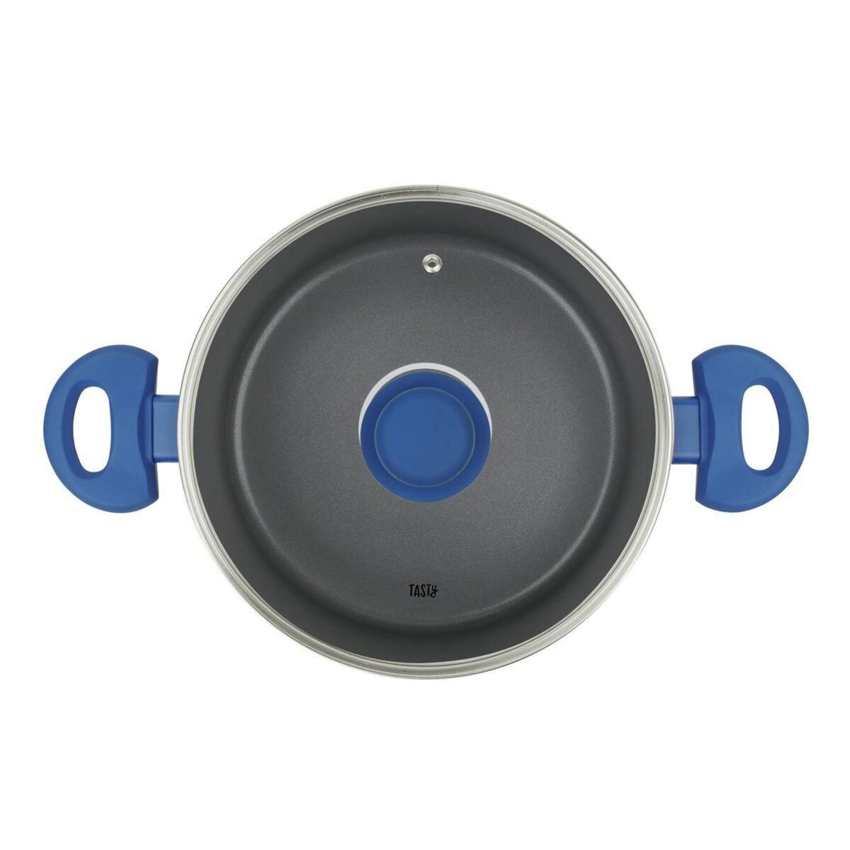 TASTY Faitout avec dosage d'huile et couvercle 24 cm Tasty Casserole