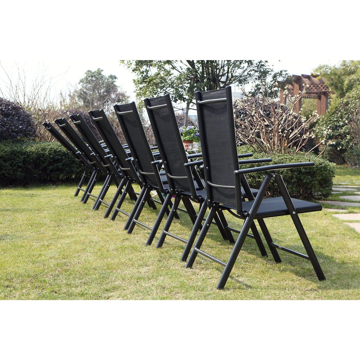 CONCEPT USINE Lot de 2 fauteuils de jardin BRESCIA