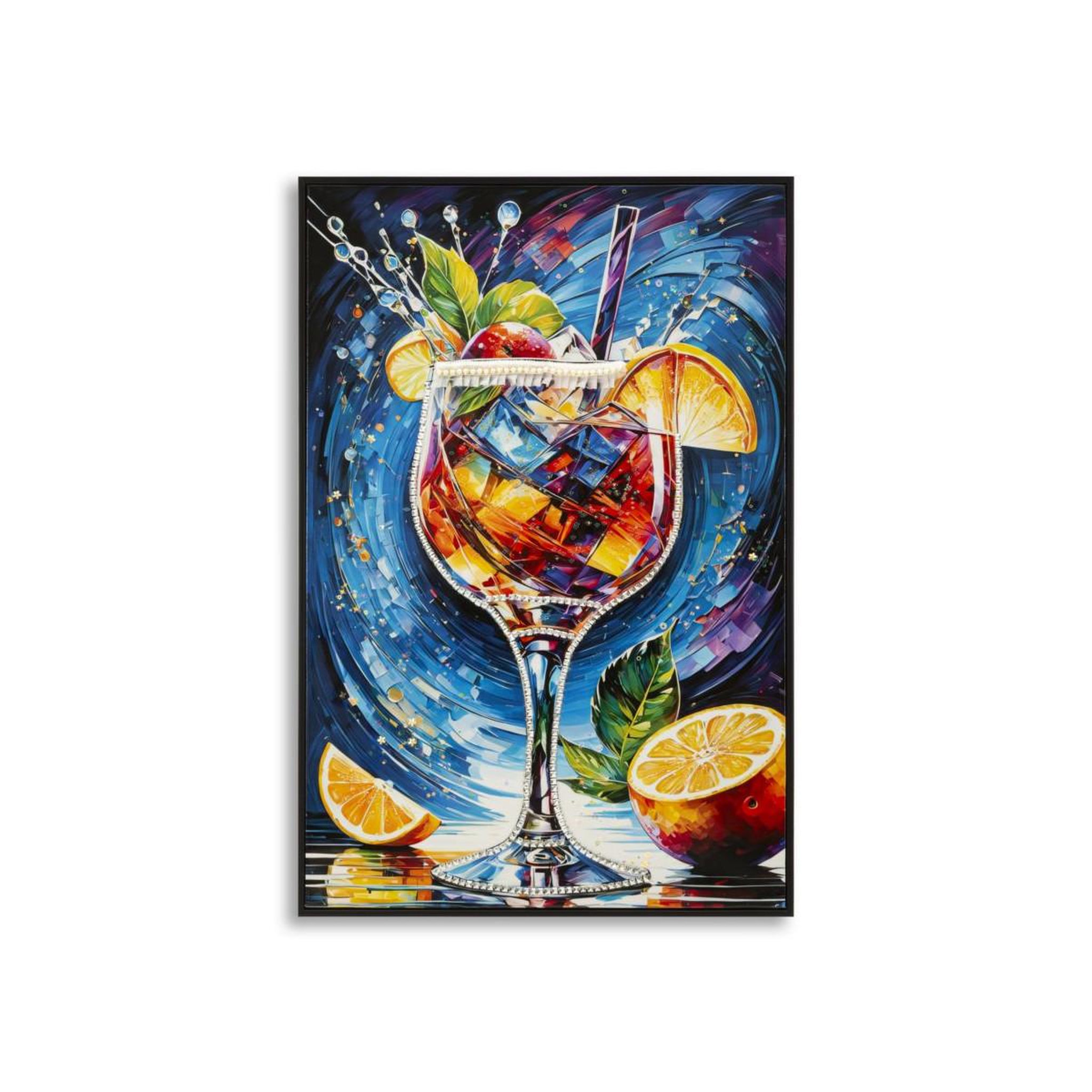 Paris Prix Tableau imprimé  cocktail ii  62x92cm multicolore