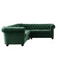 Voir la diapositive 5 : LISA DESIGN William - canapé chesterfield d'angle réversible - 5 places - en velours