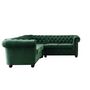Voir la diapositive 5 : LISA DESIGN William - canapé chesterfield d'angle réversible - 5 places - en velours