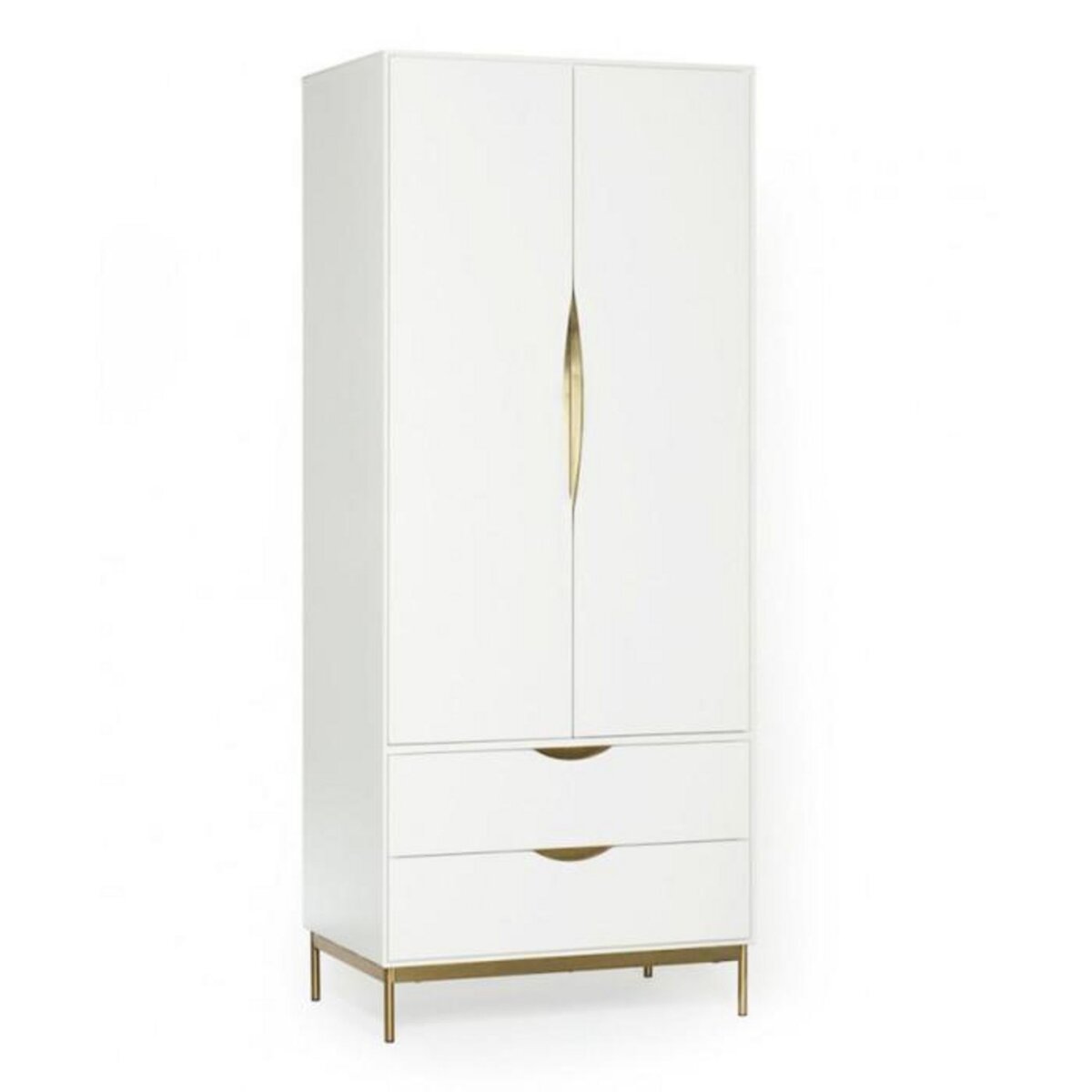 Paris Prix Armoire 2 Portes Design  Kobe  195cm Blanc