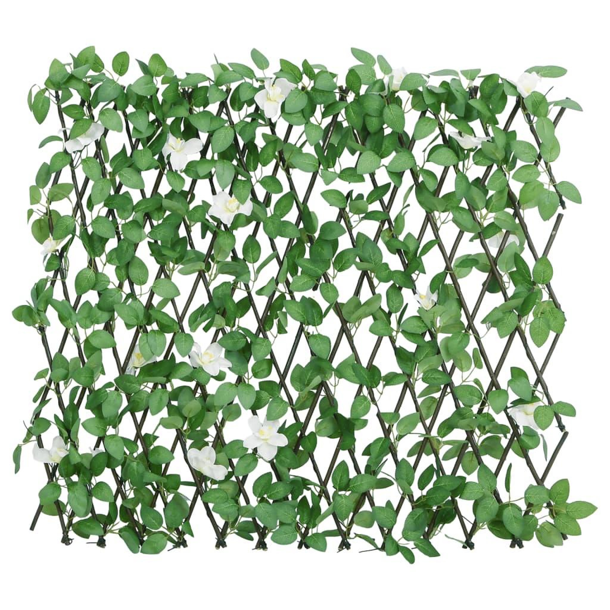 Voir la diapositive 2 : VIDAXL Treillis de lierre artificiel extensible vert 186x30 cm