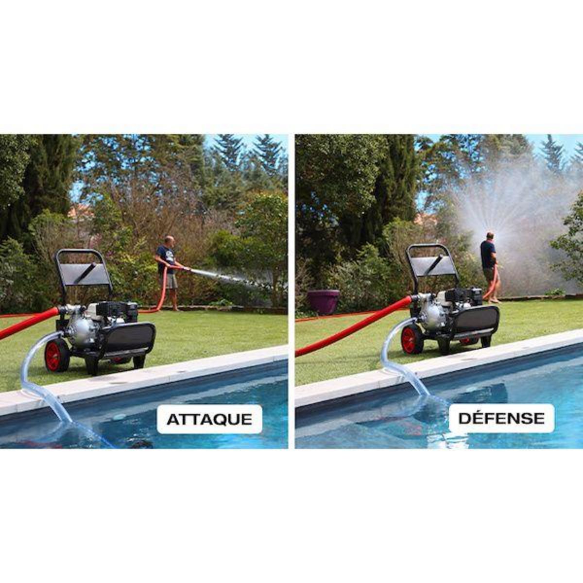 Poolex Motopompe de défense contre les départs d'incendie - poolsam