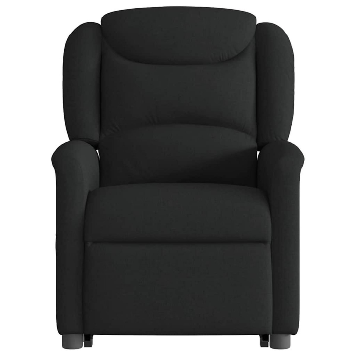 VIDAXL Fauteuil inclinable electrique noir tissu