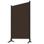 Voir la diapositive 3 : VIDAXL Cloison de separation 3 panneaux Marron 260x180 cm