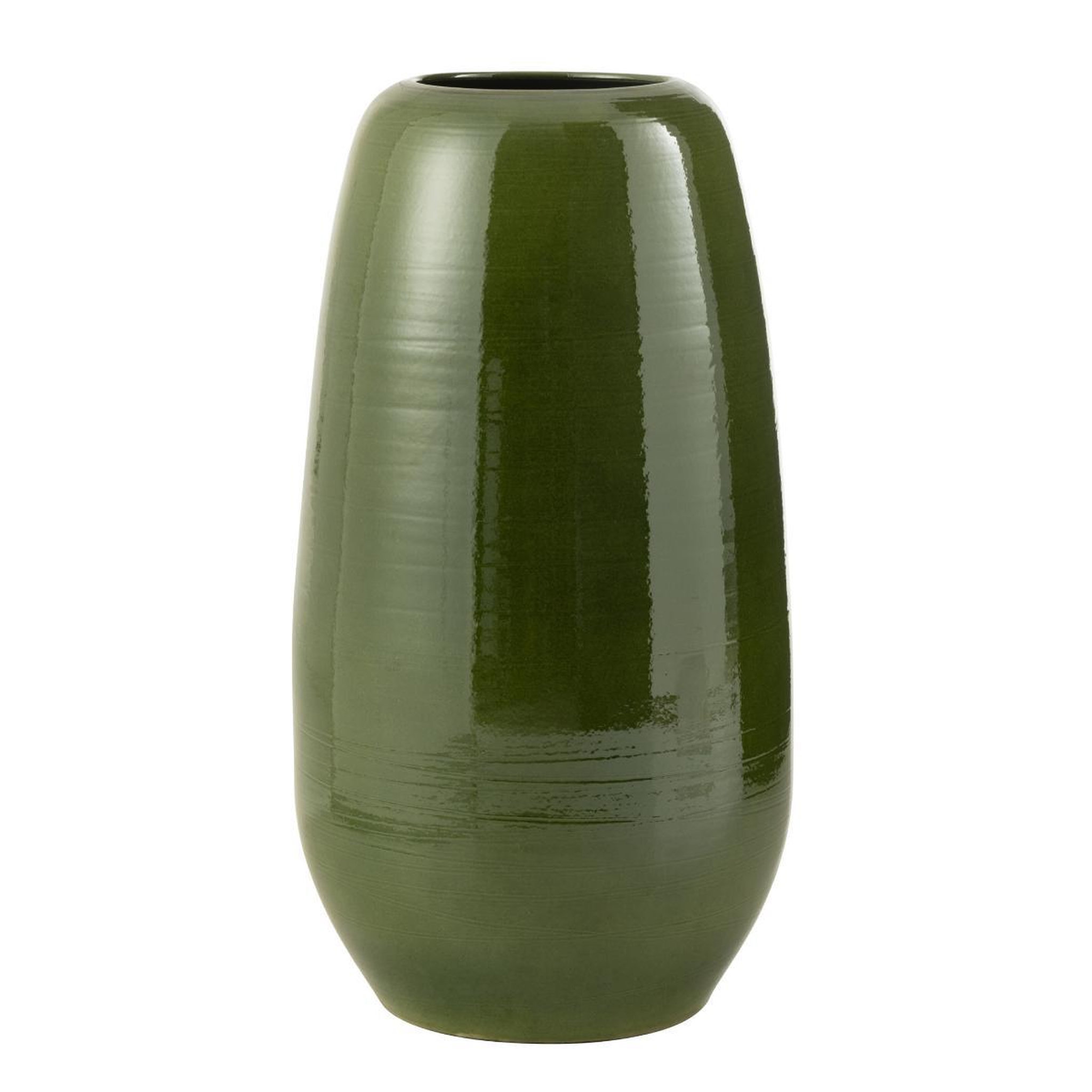 Voir la diapositive 1 : J-LINE Vase Design en Porcelaine  Lola  70cm Vert