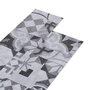 VIDAXL Planches de plancher PVC 4,46 m^2 3 mm Autoadhesif Motif de gris