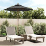Voir la diapositive 1 : VIDAXL Parasol de jardin avec mat en bois anthracite 196x231 cm