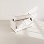 Voir la diapositive 6 : BEST MOBILIER Julia - canapé 3 places convertible express couchage quotidien 140 cm matelas 18 cm en tissu