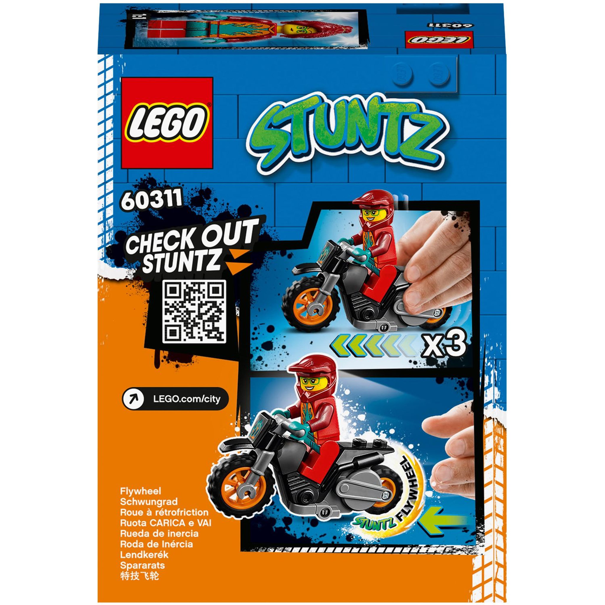 Voir la diapositive 9 : LEGO City 60311 La moto de cascade de Feu