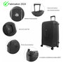 Voir la diapositive 4 : Delsey Grande valise rigide Montcenis TSA polypropylène 76cm