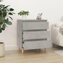 Voir la diapositive 3 : VIDAXL Buffet Gris beton 60x35x70 cm Bois d'ingenierie