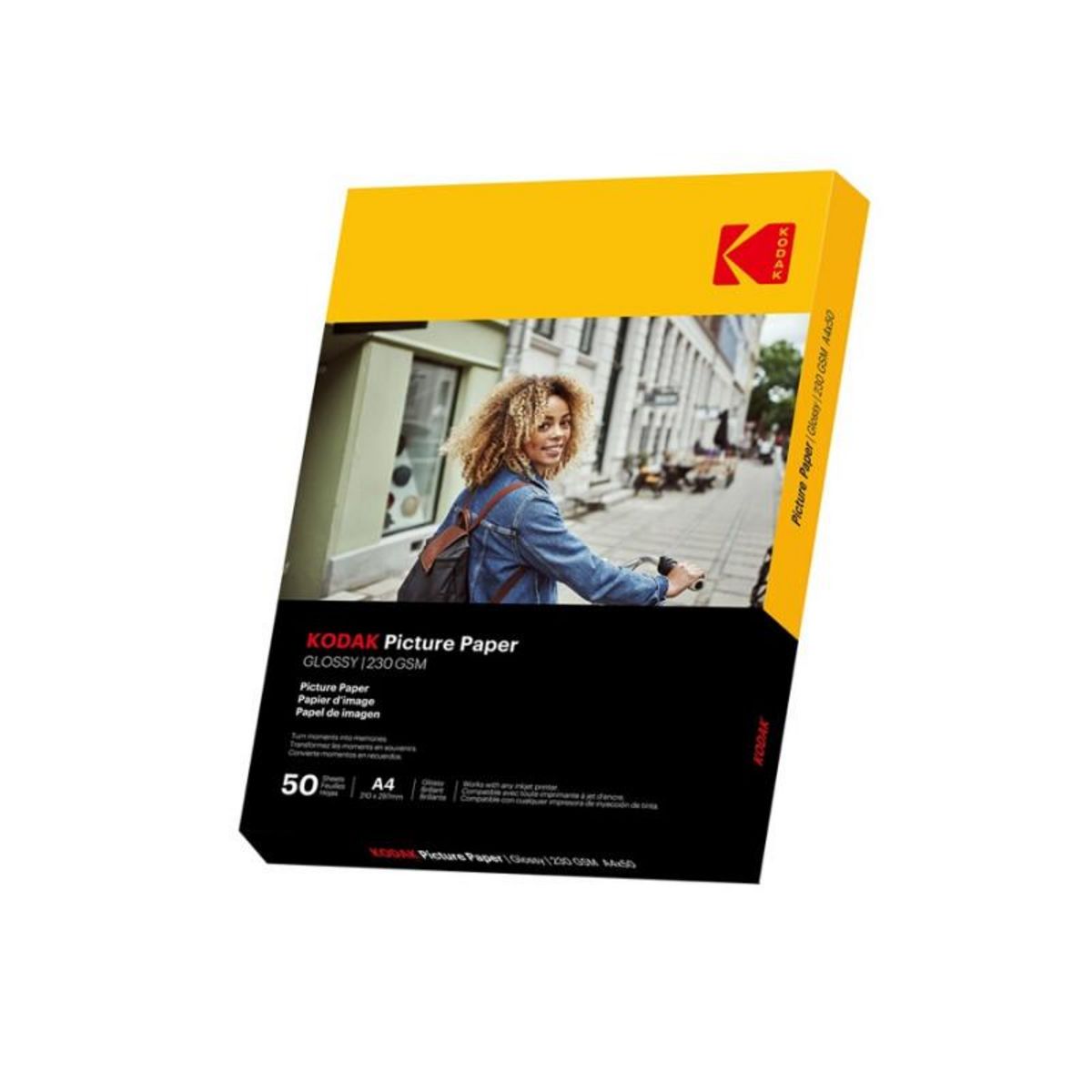 Kodak Papier d impression Kodak Papier photo 230g A4 par 50 feuilles en finition Brillant
