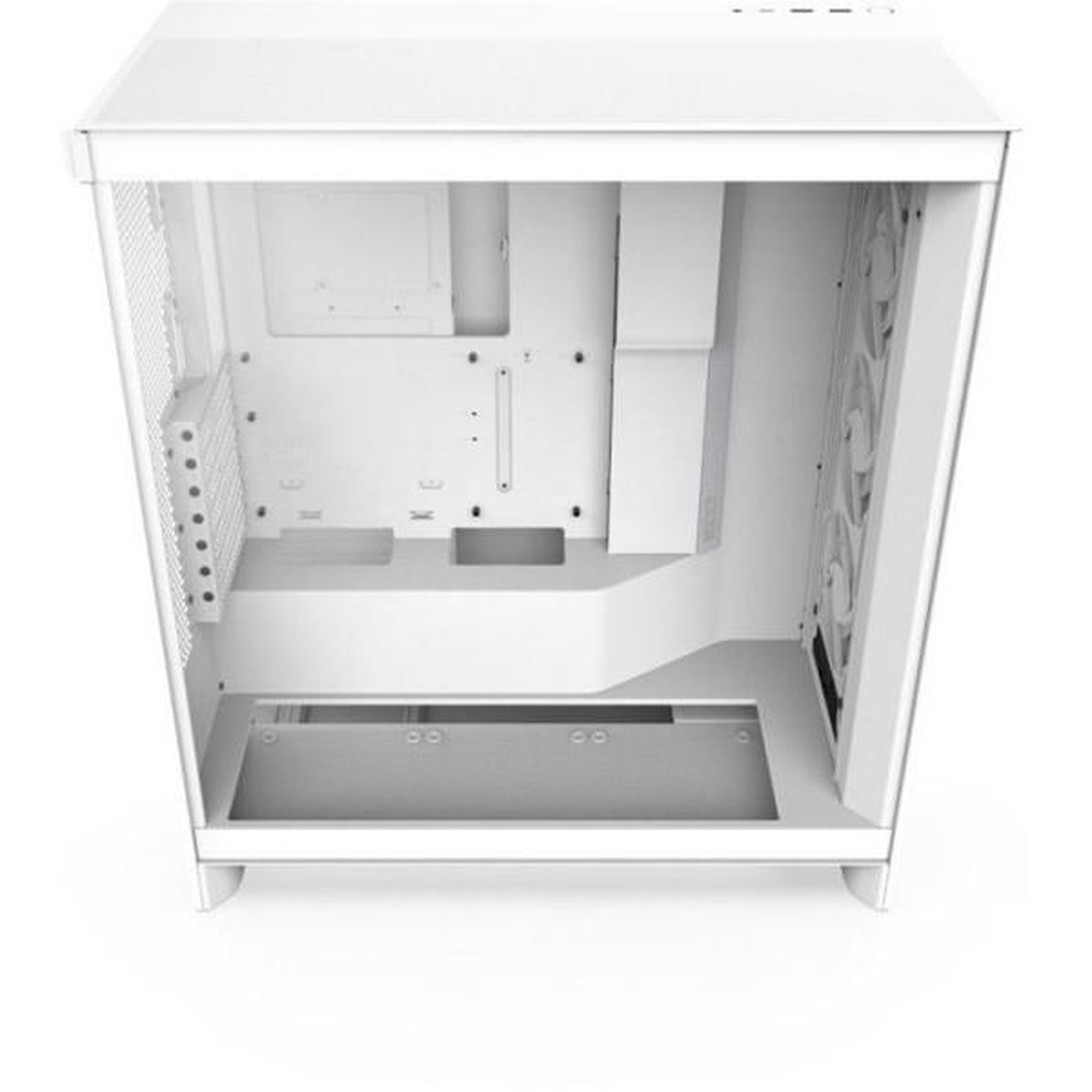Voir la diapositive 3 : NZXT Boîtier PC Moyen Tour - NZXT - H7 Flow RGB (2024) - RGB intégré - Coloris Blanc - Flux d'air optimisé