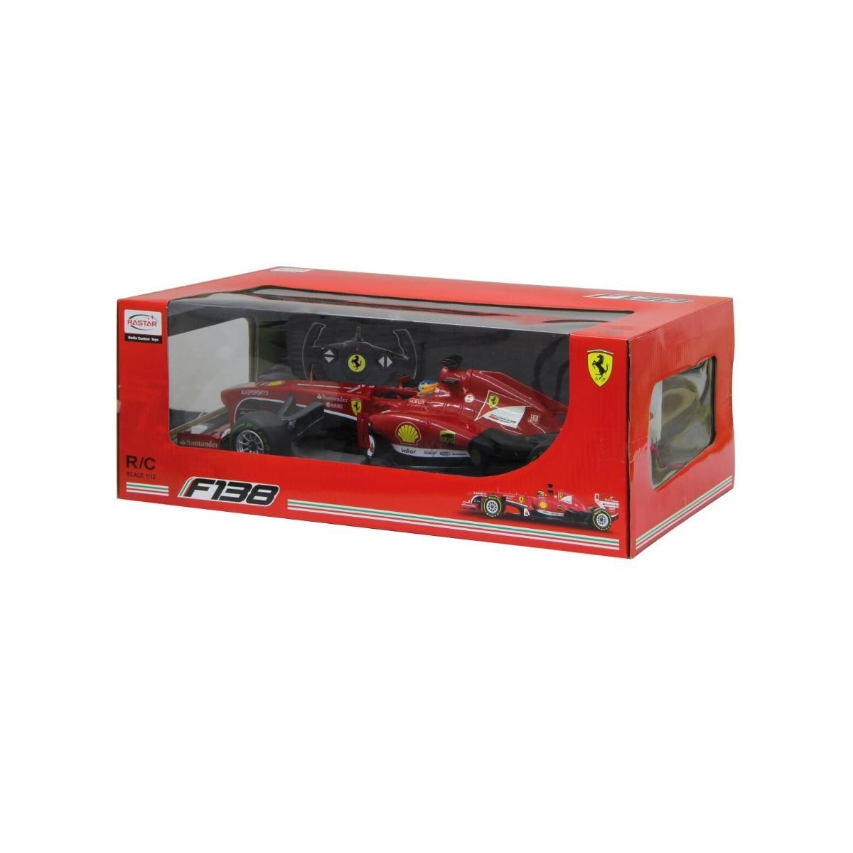 Jamara Voiture télécommandée Ferrari F1 1:12 rouge 2,4GHz