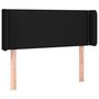 Voir la diapositive 3 : VIDAXL Tete de lit a LED Noir 83x16x78/88 cm Tissu