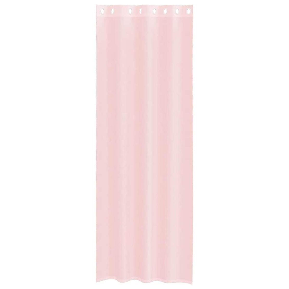 VIDAXL Rideaux en voile avec œillets 2 pcs rose clair 140x300 cm