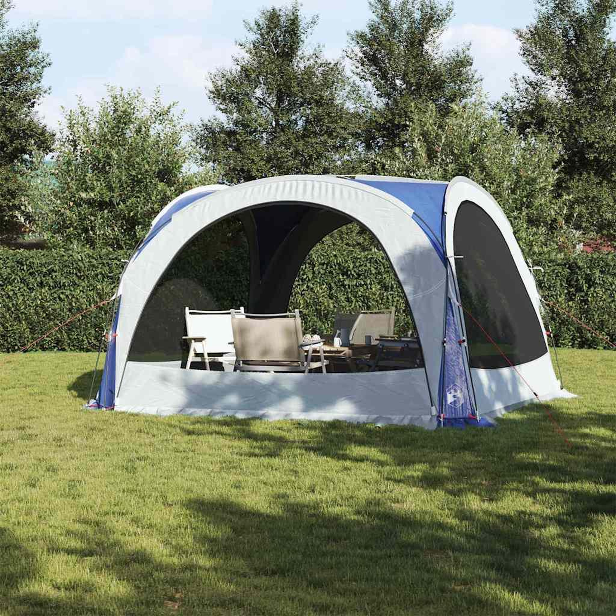Voir la diapositive 3 : VIDAXL Tente de reception bleu impermeable