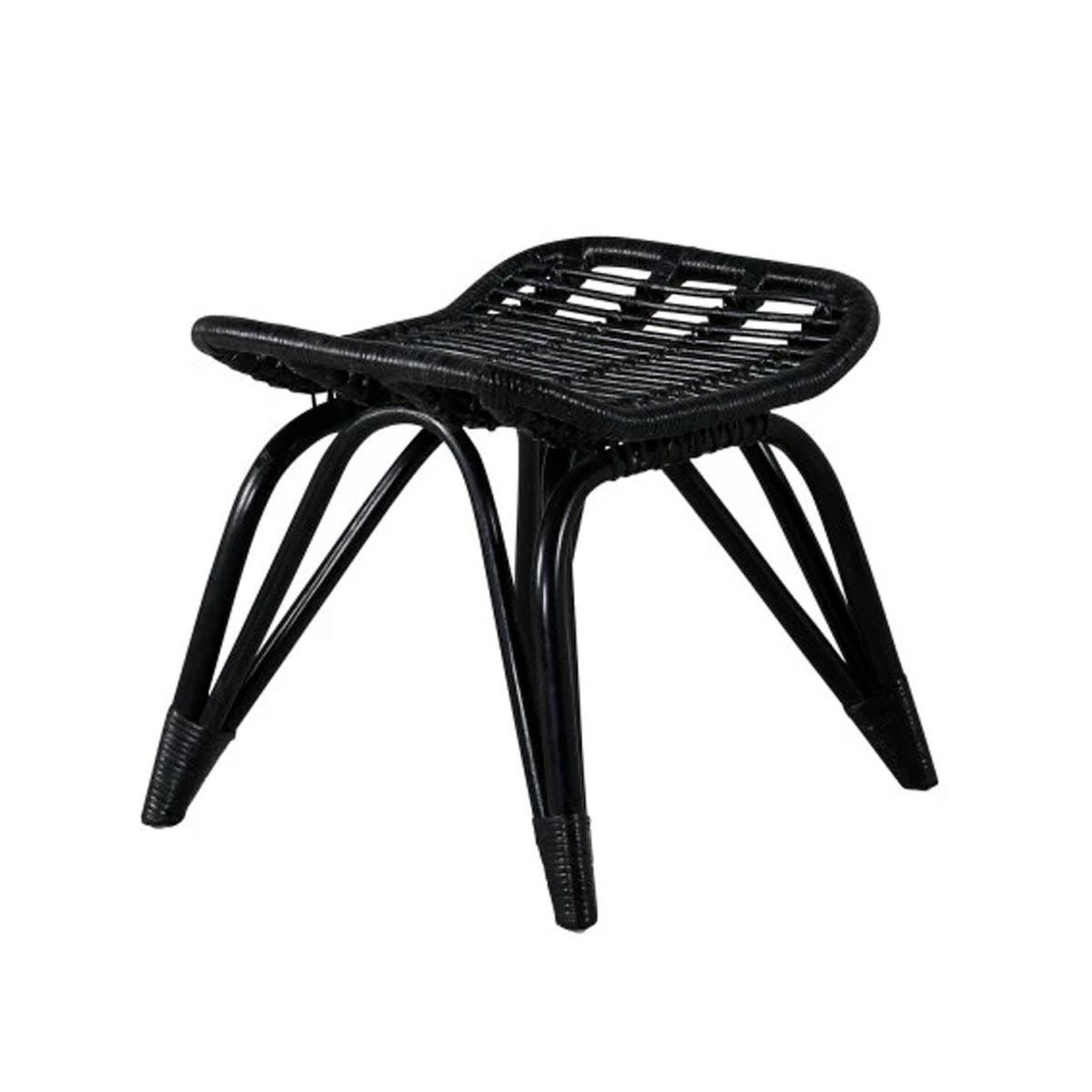 Voir la diapositive 6 : Paris Prix Fauteuil de jardin & repose-pieds  ella  98cm noir