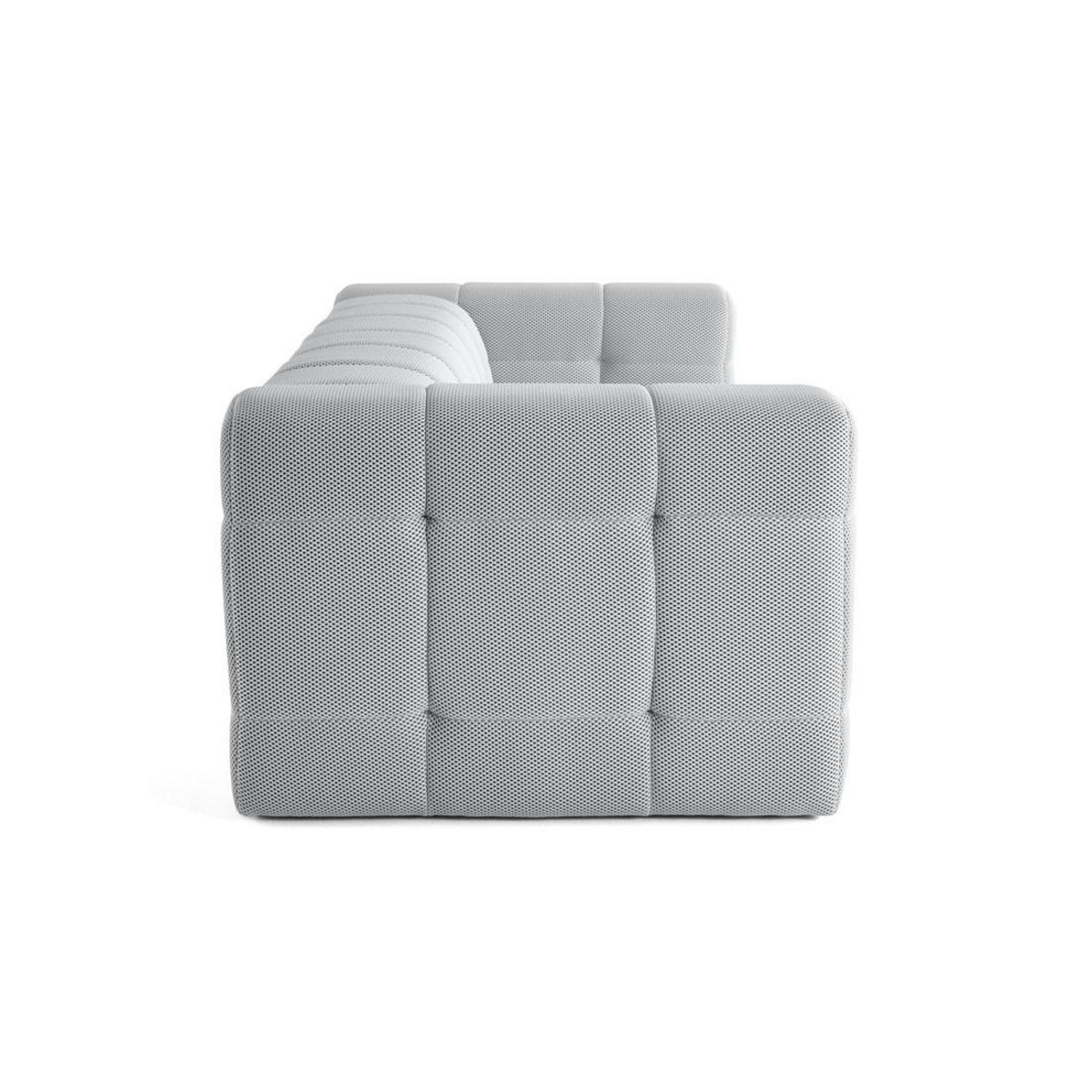 LISA DESIGN Suzano - canapé 3 places - en tissu mailles 3d