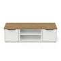 Voir la diapositive 1 : Meuble TV 2 portes 2 niches ILYES