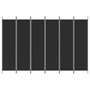Voir la diapositive 3 : VIDAXL Cloison de separation 6 panneaux Noir 300x200 cm Tissu
