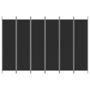 Voir la diapositive 3 : VIDAXL Cloison de separation 6 panneaux Noir 300x200 cm Tissu
