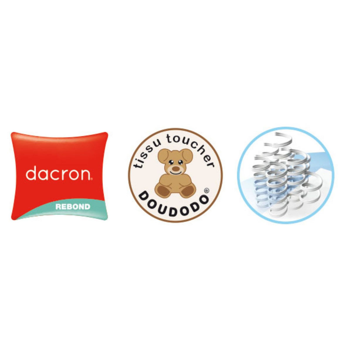 DODO Lot de 2 Oreillers Médium 1001 NUITS DE CONFORT