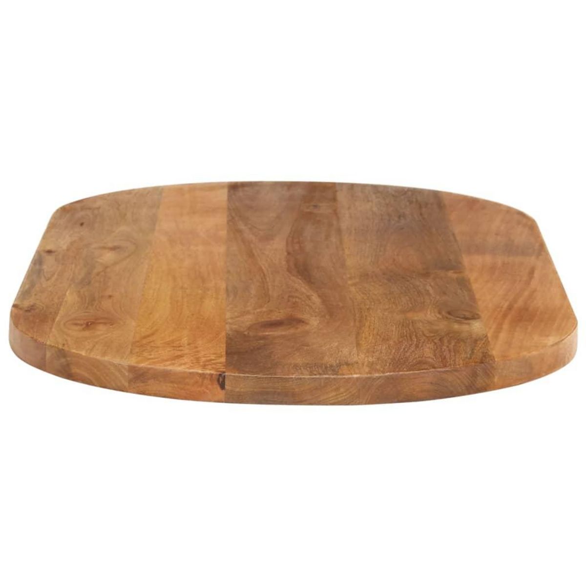 VIDAXL Dessus de table 80x40x2,5 cm ovale bois massif de manguier