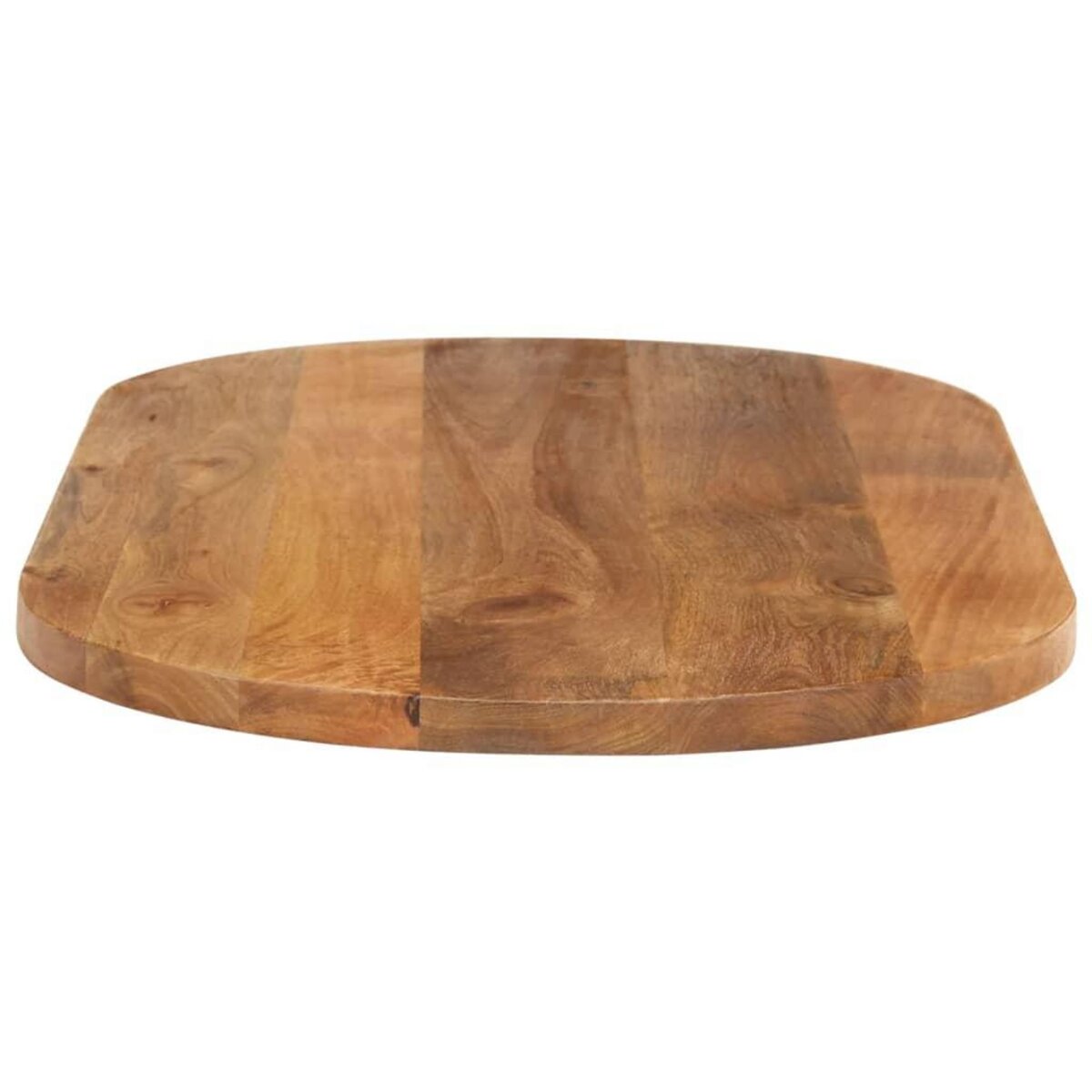 VIDAXL Dessus de table 80x40x2,5 cm ovale bois massif de manguier