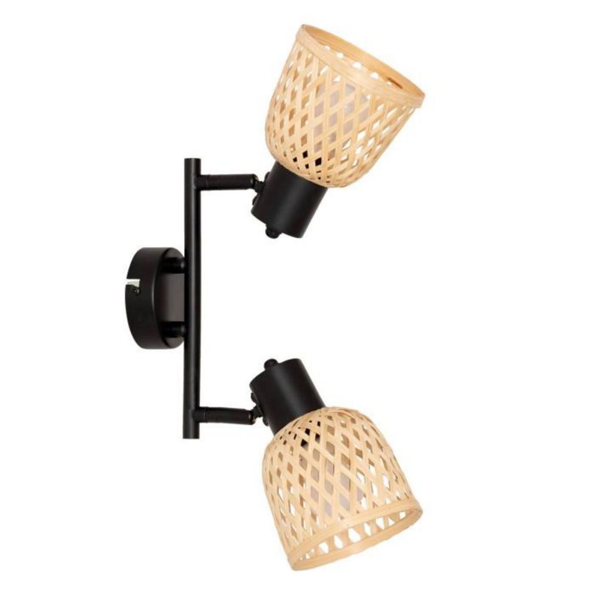 ATMOSPHERA Plafonnier 2 Lampes Orientables  Lio  28cm Naturel