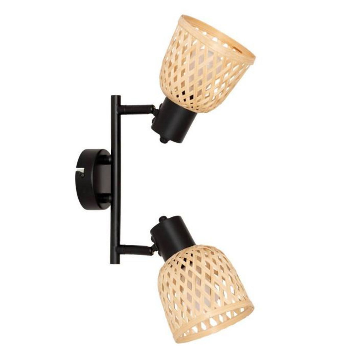 ATMOSPHERA Plafonnier 2 Lampes Orientables  Lio  28cm Naturel