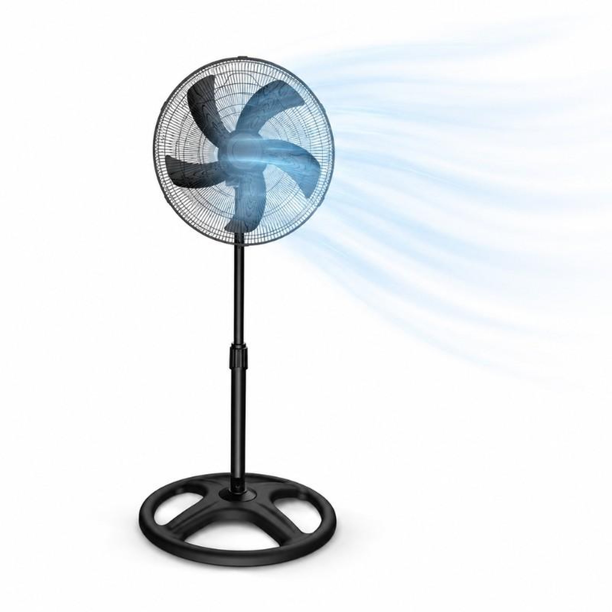 Ventilateur sur pied 45 cm – puissance 60w et fonctionnement silencieux