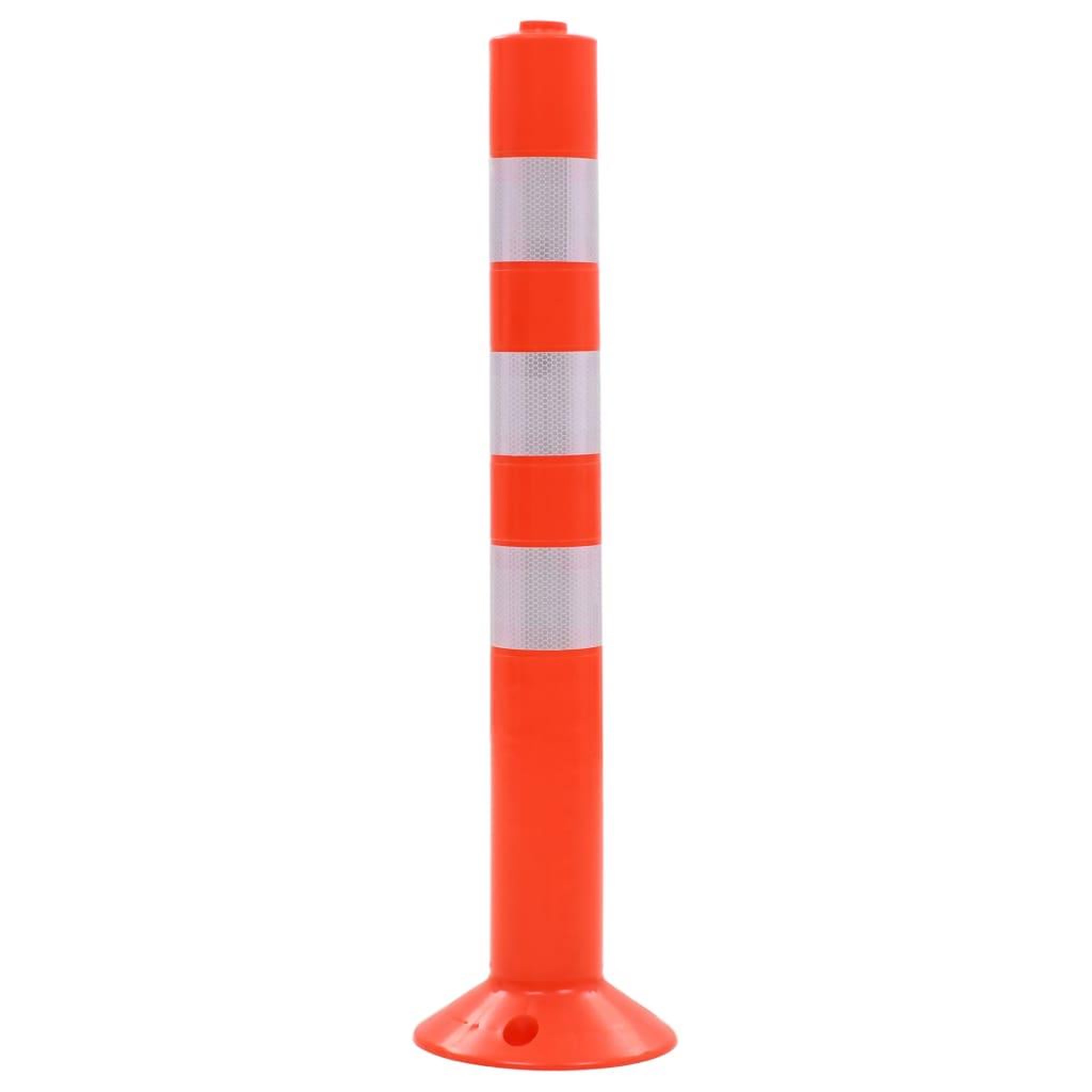 Voir la diapositive 2 : VIDAXL Borne de controle de la circulation 2 pcs Plastique 75 cm