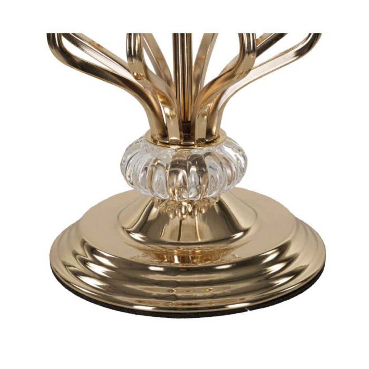 Paris Prix Lampe à Poser Imitation Plume  Tarty  54cm Or & Blanc