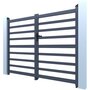 Voir la diapositive 4 : Habitat et Jardin Portail aluminium ajouré  Martin  - 300 x 120 cm - Gris