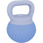 Voir la diapositive 1 : HOMCOM Kettlebell  8 Kg - poignée ergonomique antidérapante - revêtement souple - bleu