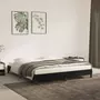 VIDAXL Cadre de lit Noir 180 x 200 cm Velours