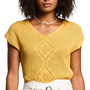 Voir la diapositive 1 : MORGAN Pull Jaune Femme Morgan Mouni