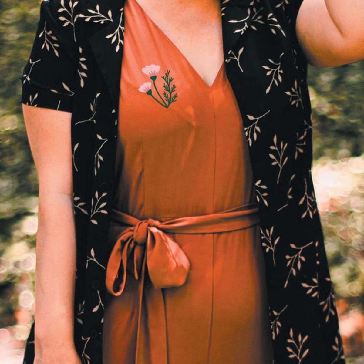 Graine créative Kit de broderie sur vêtement nature