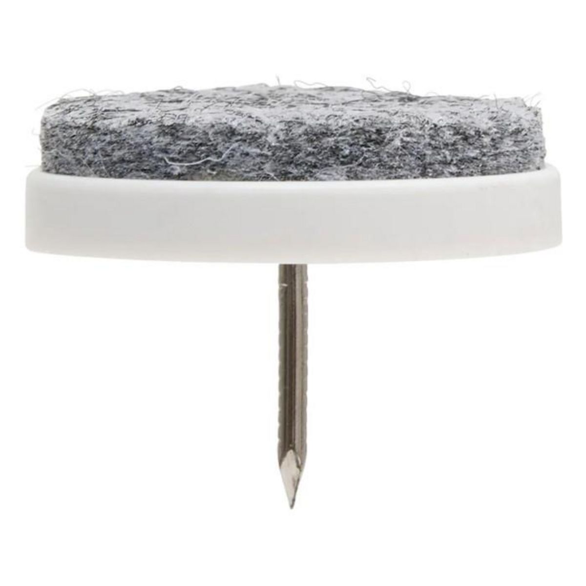 FIVE Lot de 16 Patins à Clou  Feutre  2,8cm Gris