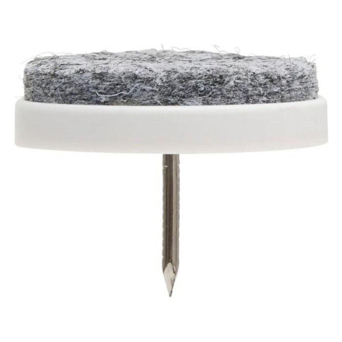 FIVE Lot de 16 Patins à Clou  Feutre  2,8cm Gris