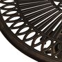 Voir la diapositive 4 : VIDAXL Table de jardin Bronze 62x62x65 cm Aluminium coule