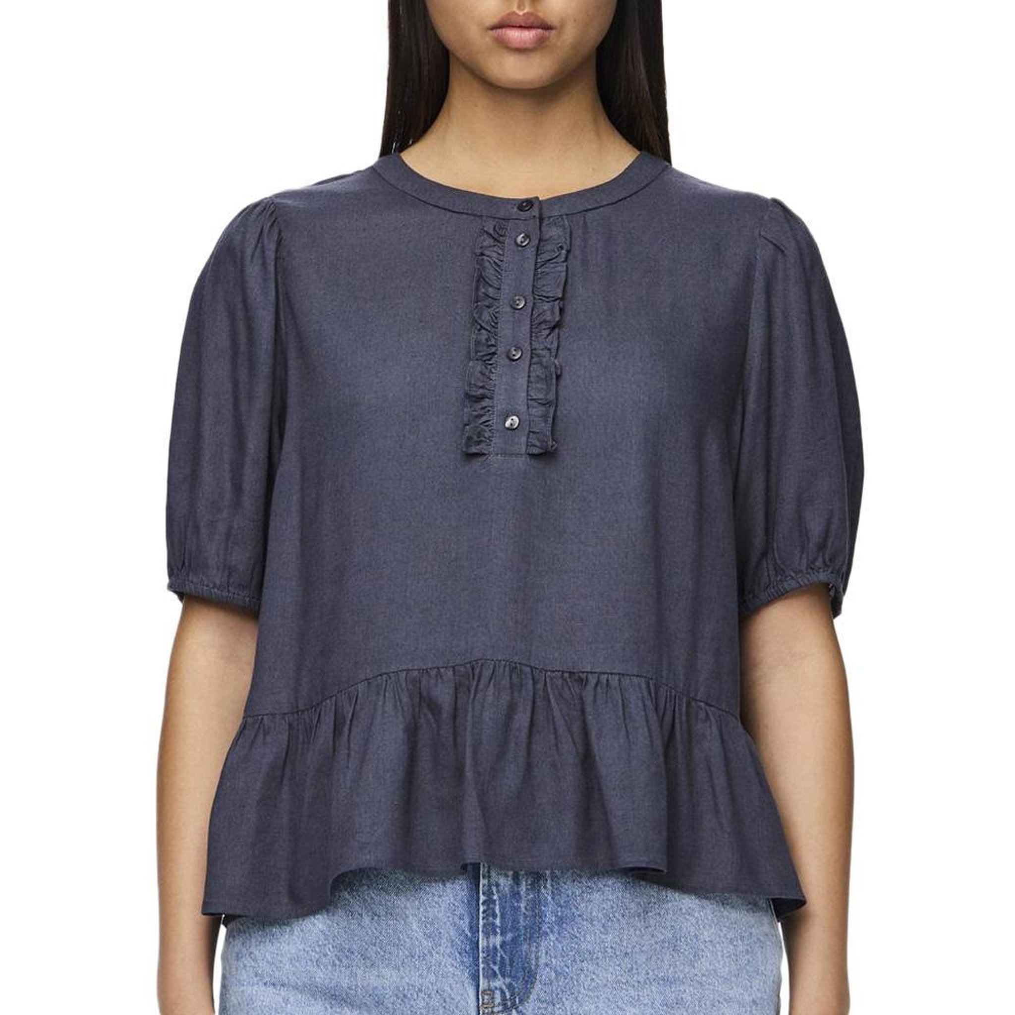 Voir la diapositive 2 : Pieces Blouse Marine Femme Pieces Pia 2/4