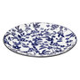 Voir la diapositive 2 : SECRET DE GOURMET Lot de 6 Assiettes Plates en Porcelaine  Maria  27cm Bleu
