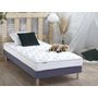 Voir la diapositive 1 : Ensemble matelas+sommier AVIGNON, couchage 90x190cm, matelas mousse HR + LATEX  
